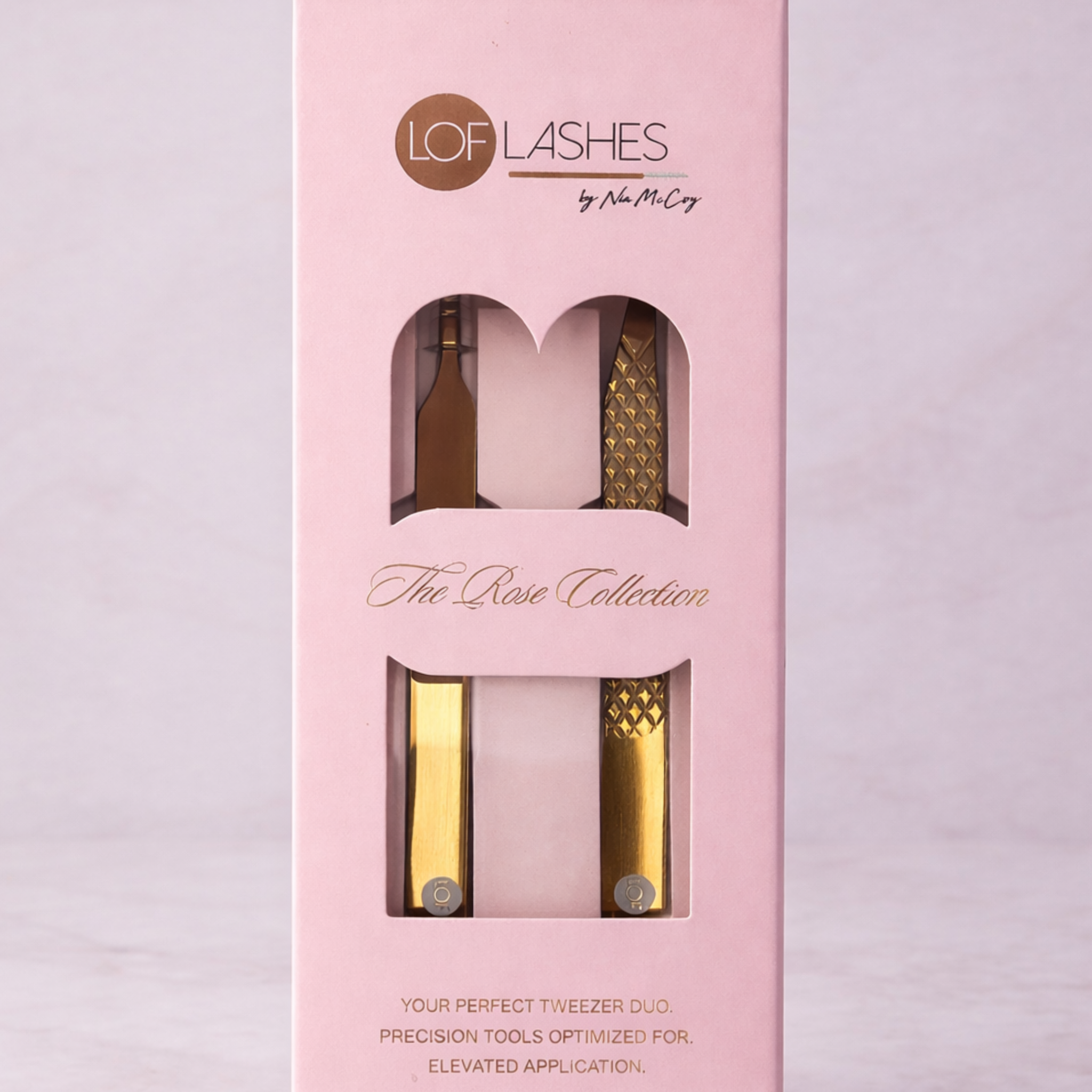 Rosé Tweezer Duo